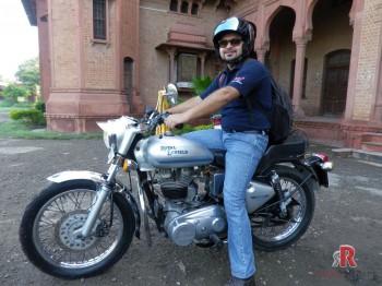 Mr. Himanshu Bansal with his love at St. Johns college Agra