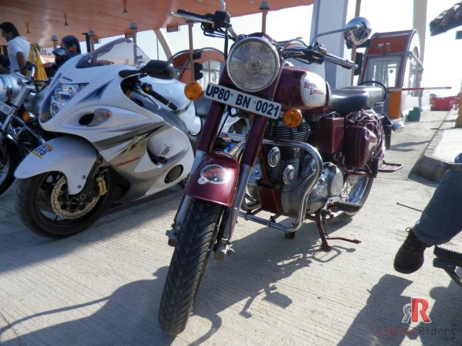 The classic Royal Enfield meets Iconic Hayabusa