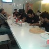 Some of the Rider enjoying the meal at Bekanervala.
