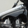 The tank of the bike is crafted from original RE tank.