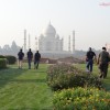 weRoyal Riders at  Morning on Tajmahal's rear side ie. the Mehtab Bagh.