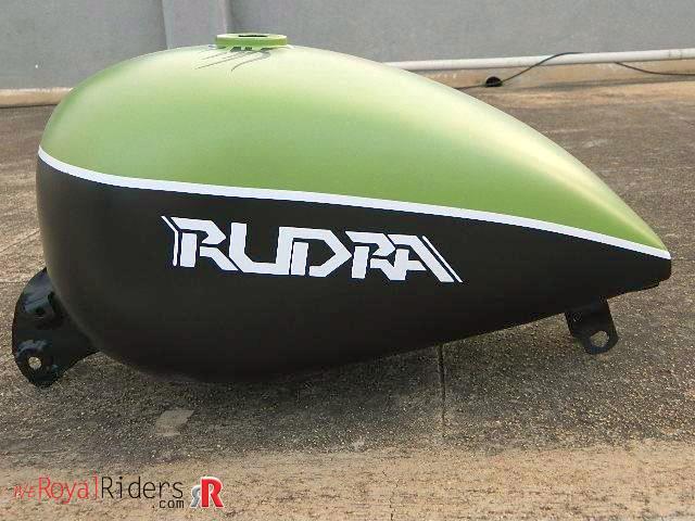 The fuel bigger 21 ltr fuel tank of Rudra
