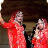 Two Rajasthani Folk Artist girls posed for us.