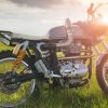 Dirty Duck - dragster inspired custom Royal Enfield