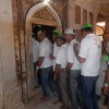 Riders going inside the Saleem Chisti Dargah at Fatehpur Sikri on 15h August Ride 2013