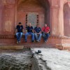 Amit Sharma, SP Singh , Harish Khandelwal and Praveen - our guest at Mehtab Bagh Agra
