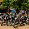 Royal Enfield Bikes at Sanjay Place Agra at Shaheed smarak on Independence day celebrations.