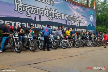 Royal Enfield Riders of Agra Shaheed Sunil Kumar Yadav Filling Station, Amar Ujala