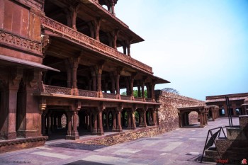 Panchmahal - a picture taken from center courtyard.