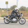 Royal Enfield testing new engine on Continental GT Chassis.